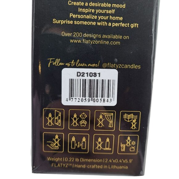 Flatyz Handmade European Flat Candle Red Car Christmas Presents Blue Red NWT - Picture 7 of 11